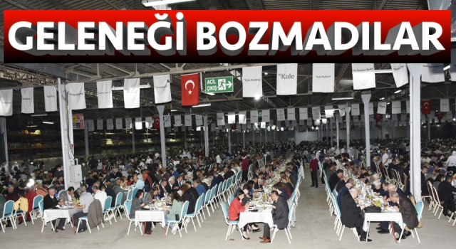 Kale Grubu'ndan yüzlerce kişiye iftar yemeği