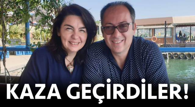 İskenderoğlu çifti kaza geçirdi!