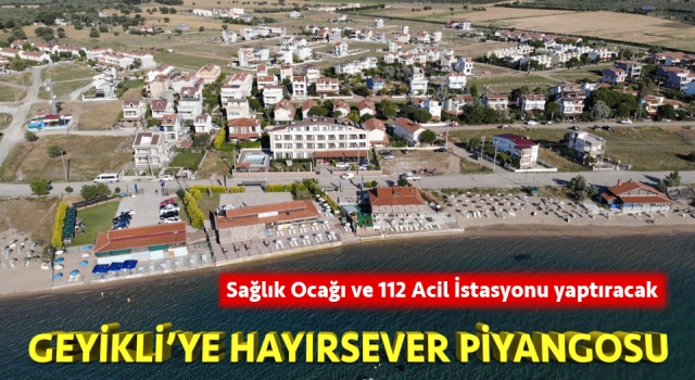 Geyikli’ye hayırsever piyangosu