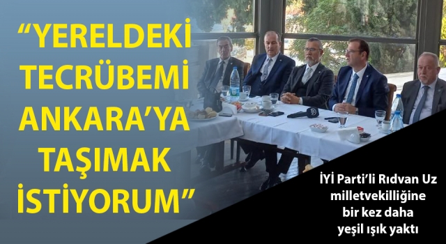 Rıdvan Uz, milletvekilliğine bir kez daha yeşil ışık yaktı: "Yereldeki tecrübemi Ankara'ya taşımak istiyorum"