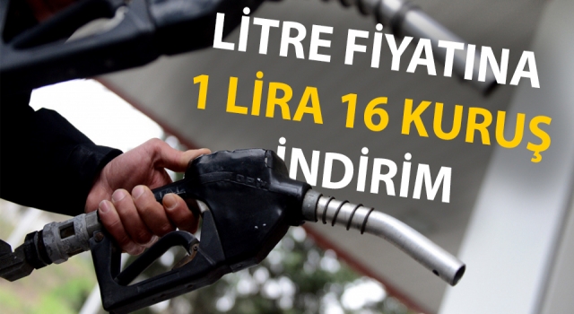 Benzine bu gece indirim geliyor