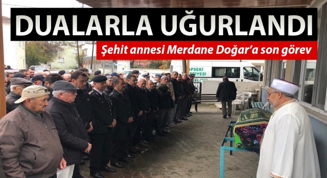 Çanakkale’de şehit annesine son görev