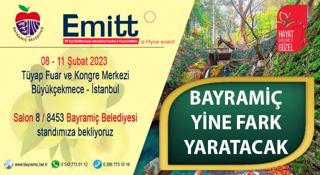 Bayramiç Belediyesi, EMITT için hazırlıklarını tamamladı