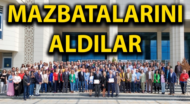 Güneşhan ve Ceylan mazbatalarını aldı