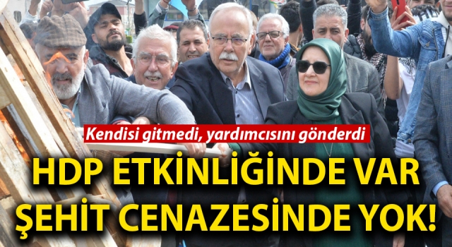 Şehit cenazesine gitmedi, yardımcısını gönderdi!