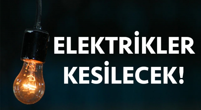 Çanakkale’de 2 gece elektrik kesintisi yapılacak!