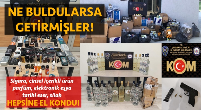 Çanakkale’de kaçakçılığa geçit yok!