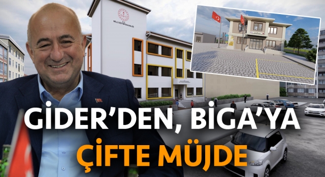 Gider’den, Biga’ya çifte müjde