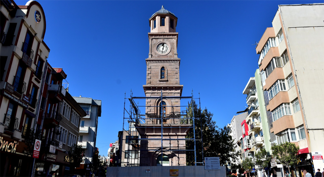 Saat Kulesi’nde restorasyon çalışmaları sürüyor- Çanakkale Yorum