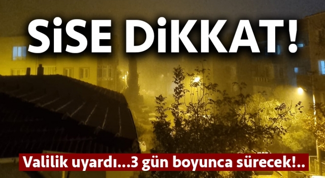 Çanakkale’ye 3 gün sis uyarısı!