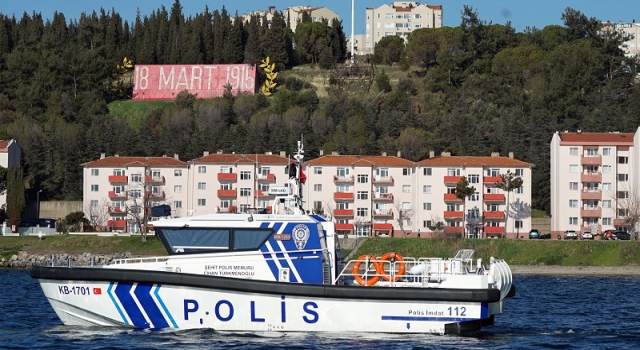 Çanakkale’de karakol botuna şehit polisin ismi verildi