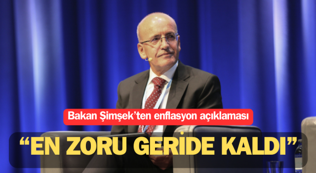 Bakan Şimşek'ten enflasyon açıklaması: “En zoru geride kaldı”