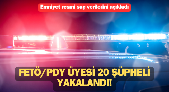 Çanakkale’de FETÖ/PDY üyesi 20 şüpheli yakalandı!