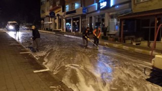 Gelibolu'da dezenfeksiyon çalışmaları sürüyor