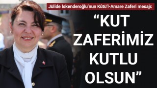 Jülide İskenderoğlu: "Kut zaferimiz kutlu olsun"