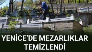 Yenice'de mezarlıklar temizlendi