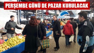 Çanakkale'de Perşembe günü de pazar kurulacak