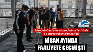 Nisan ayında faaliyete geçmişti: Güzelyalı-Dardanos Atıksu Arıtma Tesisinde su arıtma çalışmaları başladı