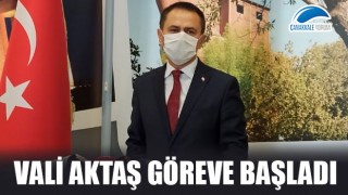 Vali Aktaş göreve başladı