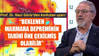 Prof. Dr. Naci Görür'den korkutan uyarı: "Beklenen Marmara depreminin tarihi öne çekilmiş olabilir"