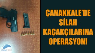 Çanakkale'de silah kaçakçılarına operasyon!