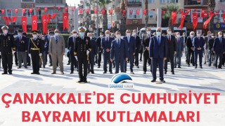 Çanakkale'de Cumhuriyet Bayramı kutlamaları