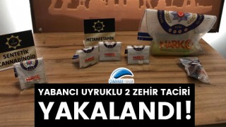 Çanakkale’de yabancı uyruklu 2 zehir taciri tutuklandı!