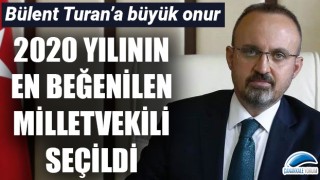 Bülent Turan 'en beğenilen milletvekili' seçildi