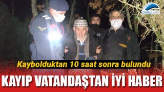 Çan'da kayıp vatandaştan iyi haber