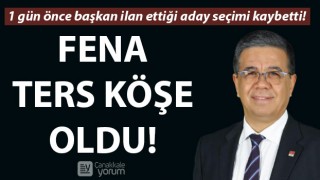 Ural fena ters köşe oldu: 1 gün önce başkan ilan ettiği aday seçimi kaybetti!