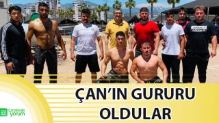 Çan Belediyesi Güreş Kulübü sporcuları Kumluca’dan tarih yazarak dönüyor