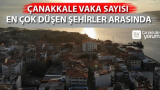 Çanakkale vaka sayısı en düşen şehirler arasında