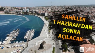 Çanakkale’de sahiller, 1 Haziran’dan sonra açılacak