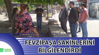 İl Sağlık Müdürü Taşçı’dan, Fevzipaşa Mahallesi sakinlerine bilgilendirme