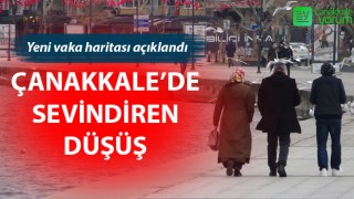 Yeni vaka haritası açıklandı: Çanakkale’de sevindiren düşüş