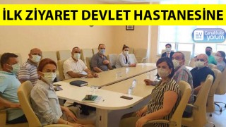 Baştürk’ten ilk ziyaret devlet hastanesine