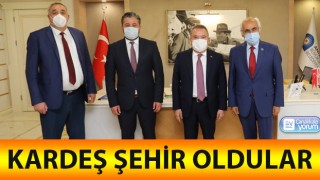 Bayramiç Belediyesi ile Antalya Büyükşehir Belediyesi ‘kardeş şehir’ oldu