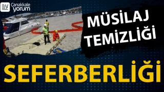 Çanakkale Boğazı’nda müsilaj temizliği seferberliği