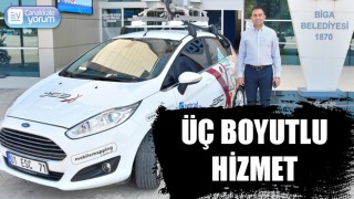 Biga Belediyesi’nden üç boyutlu hizmet