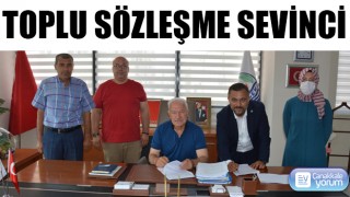 Lapseki Belediyesi’nde Toplu Sözleşme sevinci