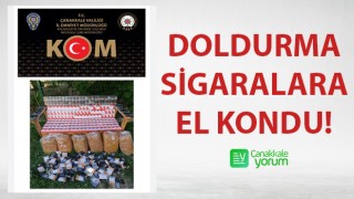 Lapseki’de doldurma sigara operasyonu!