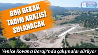 Yenice Kovancı Barajı’nda çalışmalar sürüyor