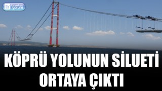 1915 Çanakkale Köprüsü’nün yol silueti ortaya çıktı