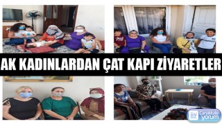 AK Kadınlardan çat kapı ziyaretler