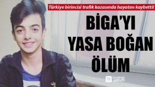 Biga’yı yasa boğan ölüm: Türkiye birincisi trafik kazasında hayatını kaybetti!