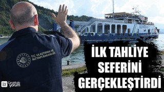 Gestaş’ın ‘Kilitbahir’ gemisi Sinop’ta ilk tahliye seferini gerçekleştirdi