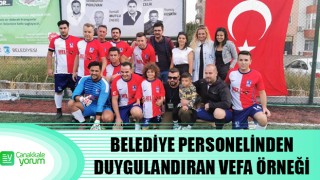 Belediye personelinden duygulandıran vefa örneği