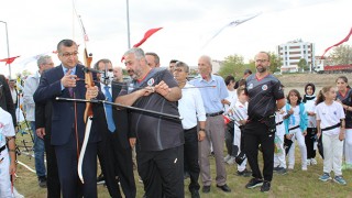 Çan Belediyesi okçuluk sahası açıldı