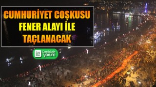 Cumhuriyet coşkusu, Fener Alayı ile taçlanacak