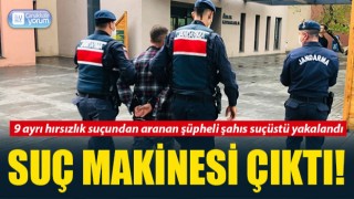 Suç makinesi hırsız yakalandı!